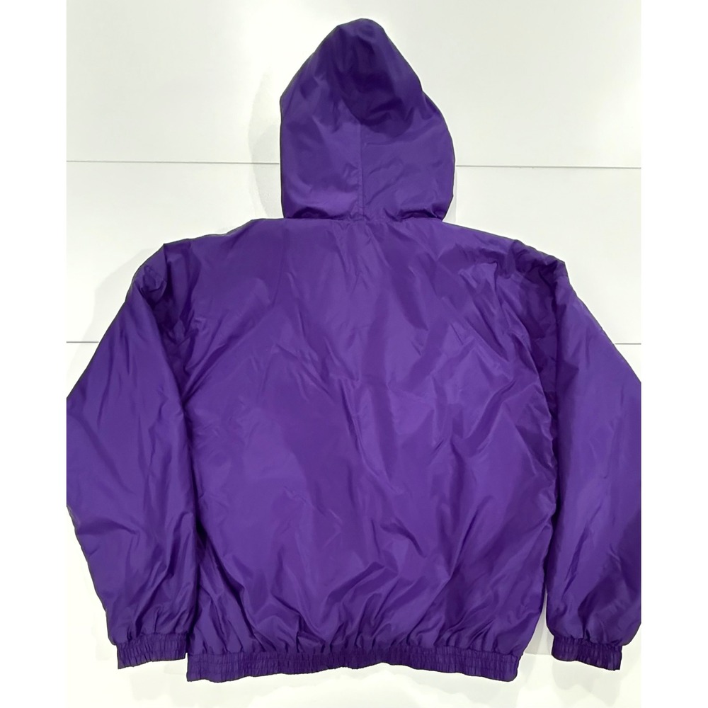 Charles River Clemson Tigers Purple Nylon Hooded Lined Jacket Men's Medium M116 - Picture 6 of 12